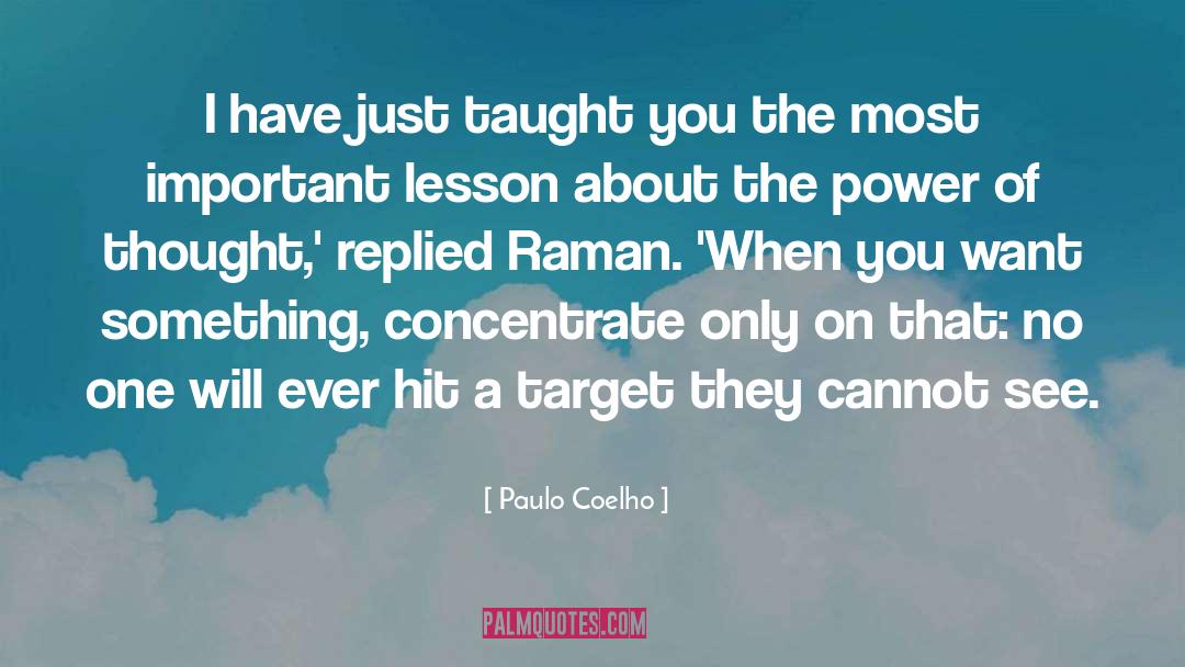 Raman quotes by Paulo Coelho