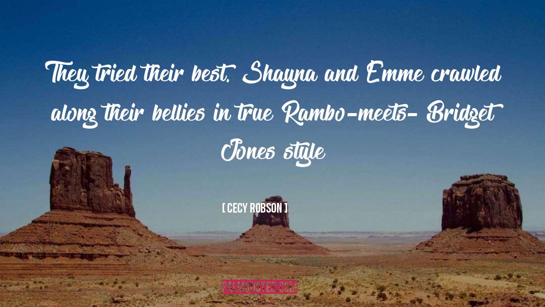 Rambo quotes by Cecy Robson