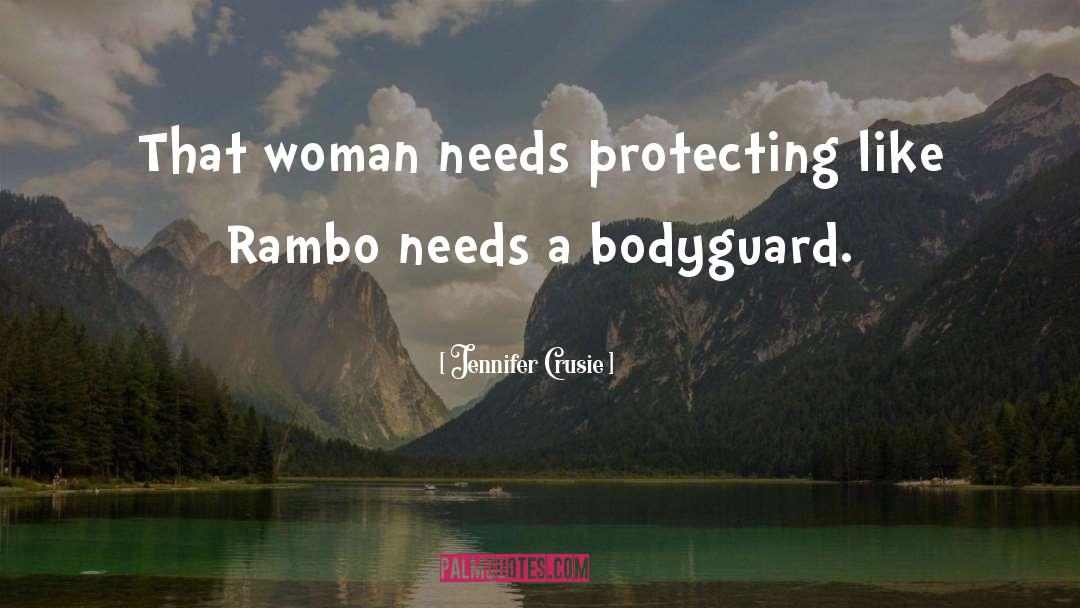 Rambo quotes by Jennifer Crusie
