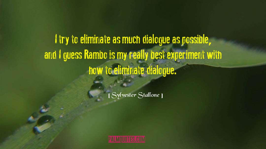 Rambo quotes by Sylvester Stallone