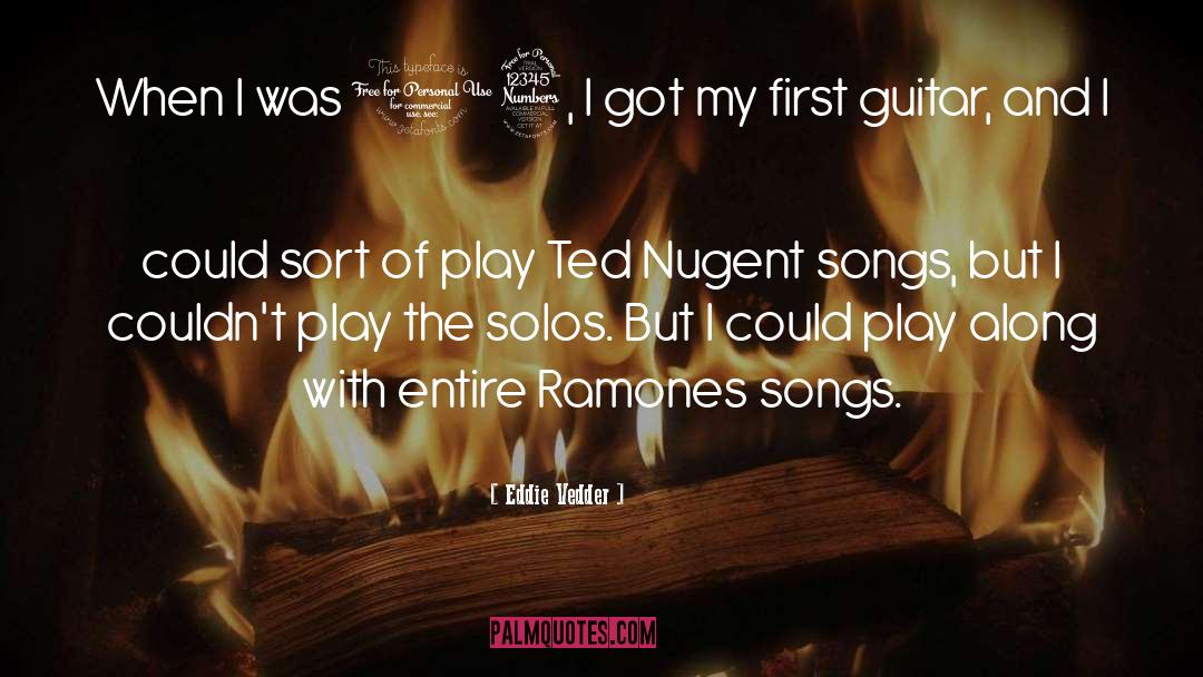 Ramones quotes by Eddie Vedder