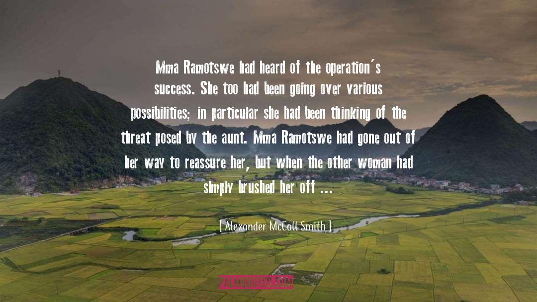 Ramotswe quotes by Alexander McCall Smith