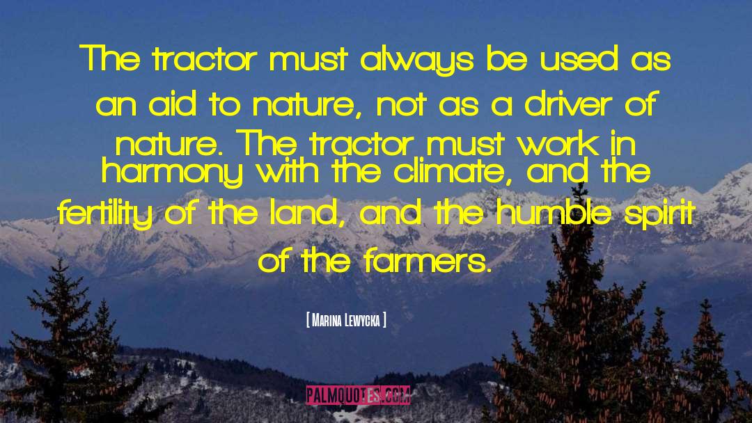 Ranchland Tractor quotes by Marina Lewycka