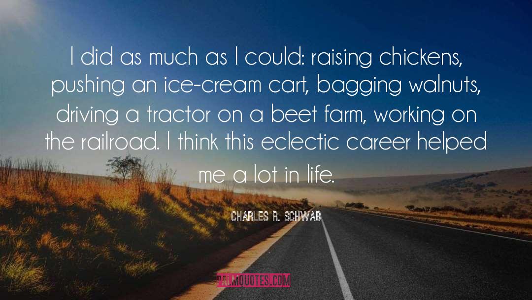 Ranchland Tractor quotes by Charles R. Schwab