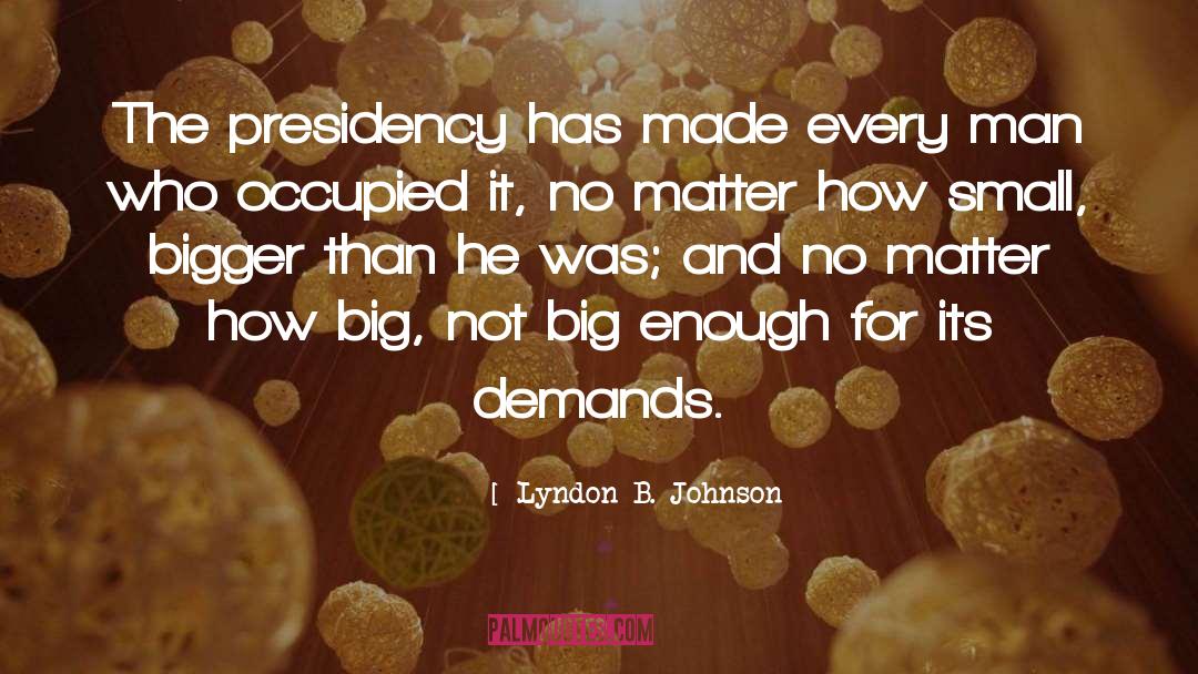 Randa Johnson quotes by Lyndon B. Johnson