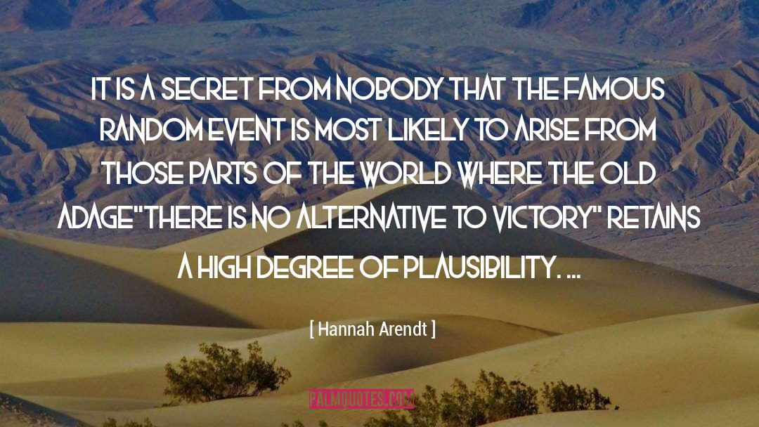 Random Events quotes by Hannah Arendt
