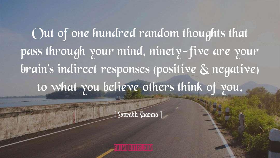 Random Thoughts quotes by Saurabh Sharma