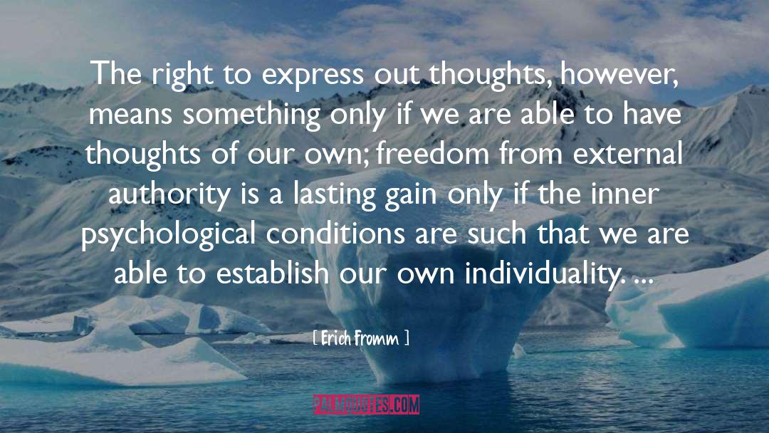 Random Thoughts quotes by Erich Fromm