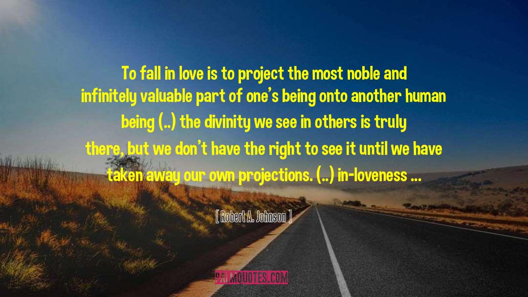 Randomly Falling In Love quotes by Robert A. Johnson