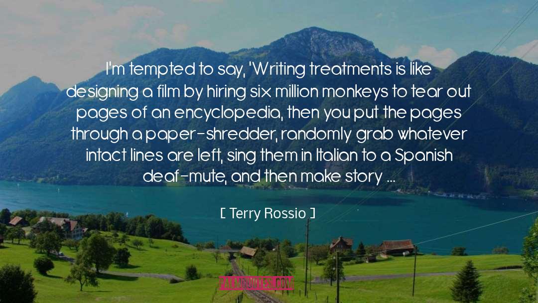Randomly quotes by Terry Rossio