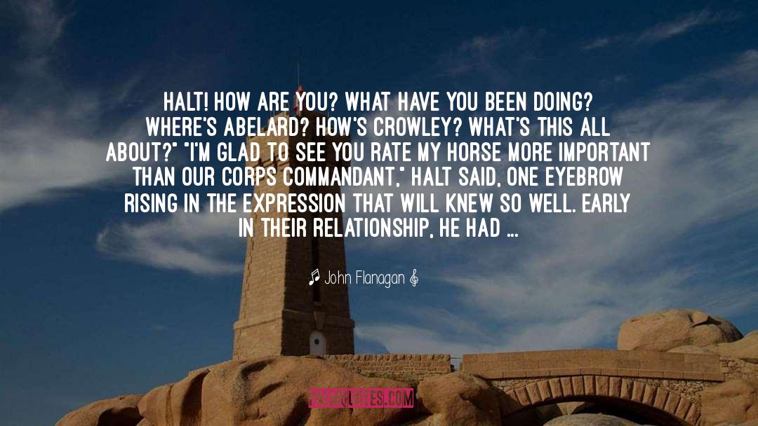 Ranger quotes by John Flanagan