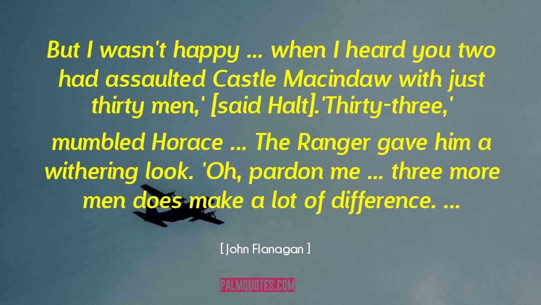 Ranger S Apprentice quotes by John Flanagan