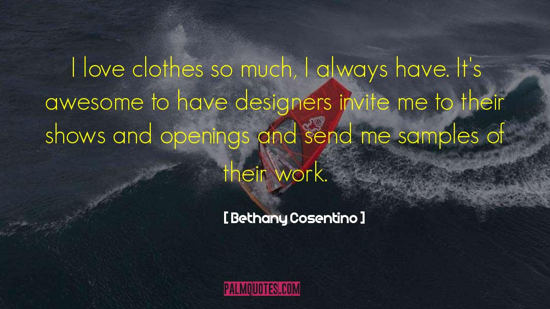 Ranin Designer quotes by Bethany Cosentino