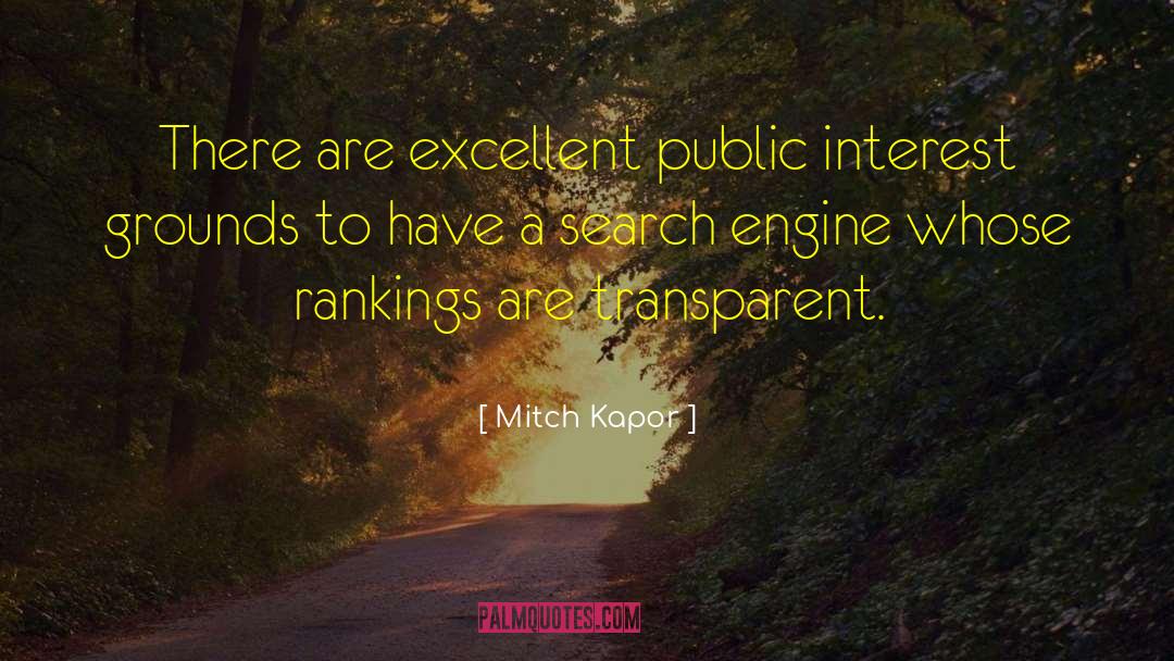 Rankings quotes by Mitch Kapor