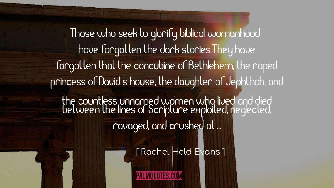 Raped quotes by Rachel Held Evans