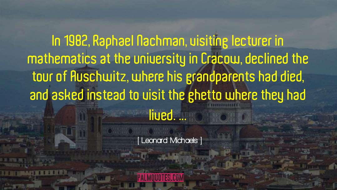 Raphael quotes by Leonard Michaels
