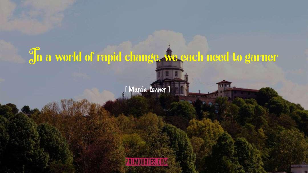 Rapid Change quotes by Marcia Conner