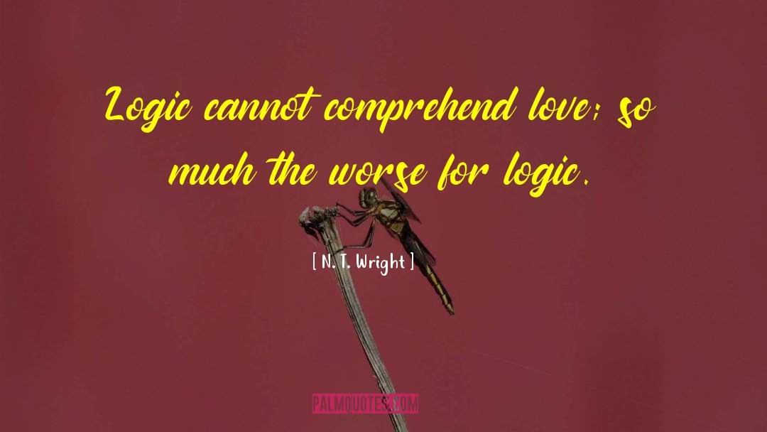Raporturile Logic quotes by N. T. Wright