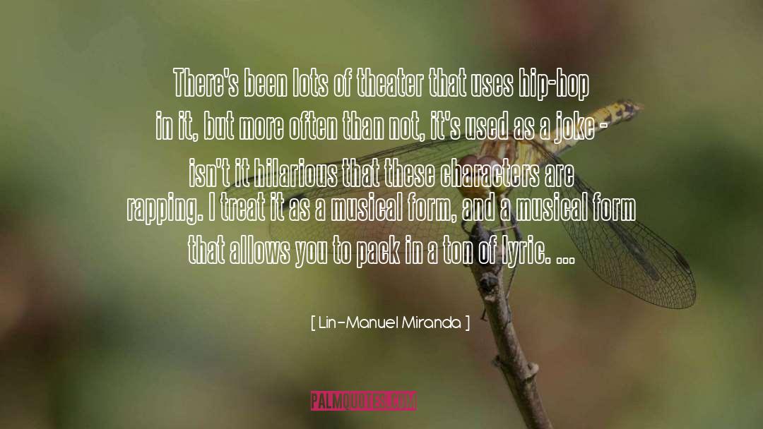 Rapping quotes by Lin-Manuel Miranda