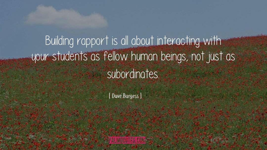 Rapport quotes by Dave Burgess