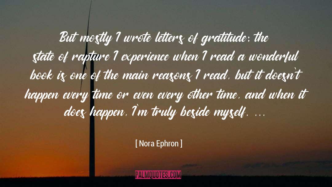 Rapture Of The Nerds quotes by Nora Ephron