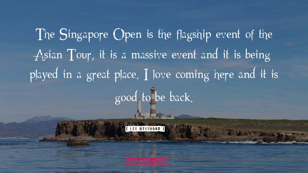 Rare Events quotes by Lee Westwood