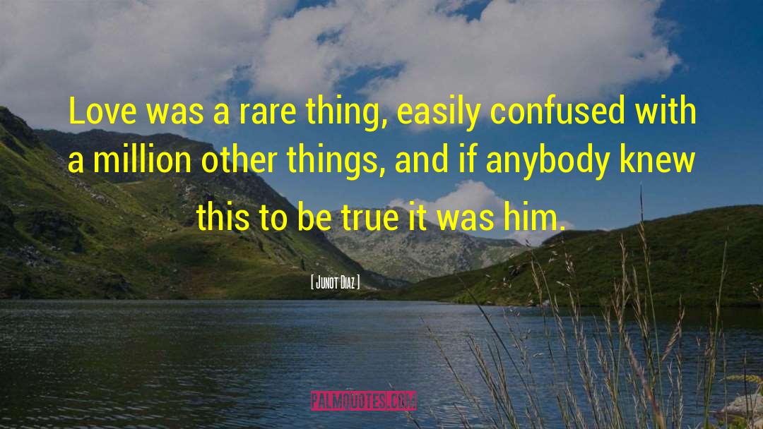 Rare Things quotes by Junot Diaz
