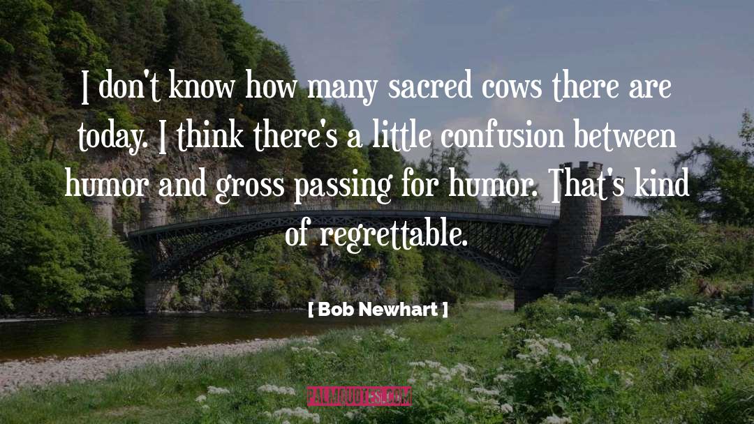 Rarified Conformist Cows quotes by Bob Newhart