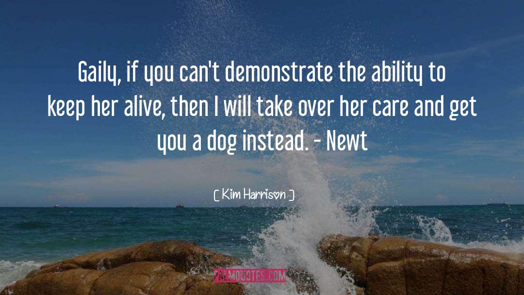 Rasser Dog quotes by Kim Harrison