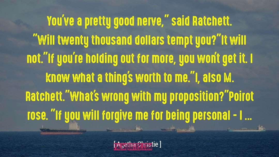Ratchett quotes by Agatha Christie
