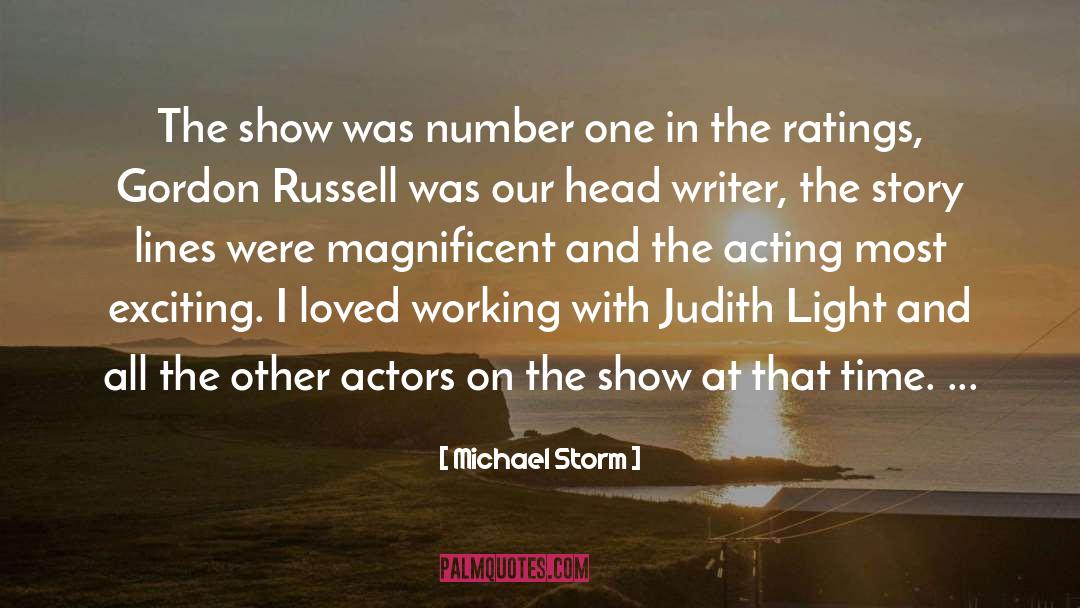 Ratings quotes by Michael Storm