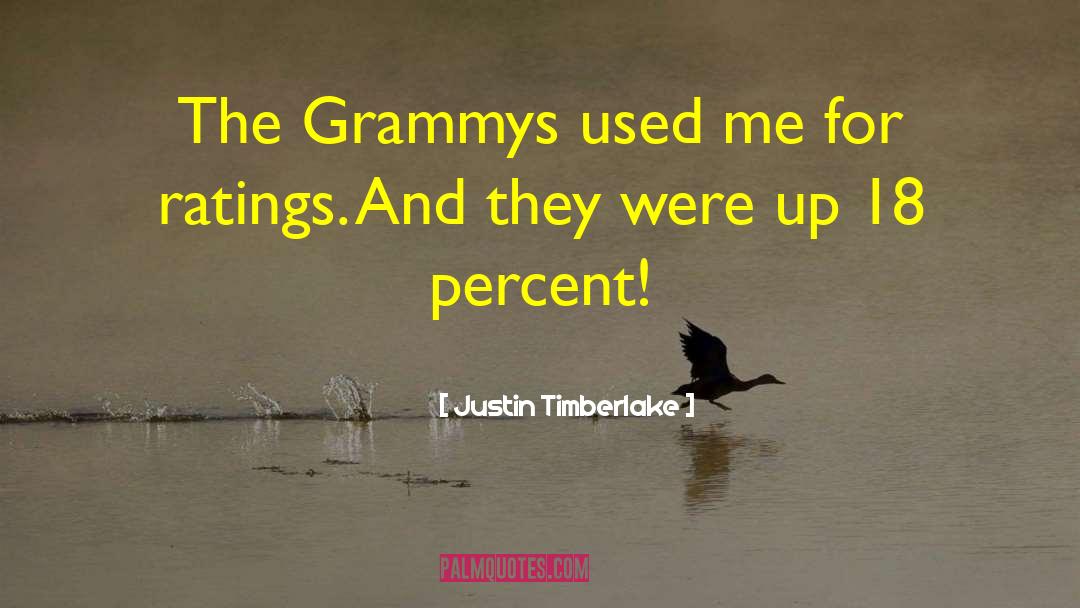 Ratings quotes by Justin Timberlake