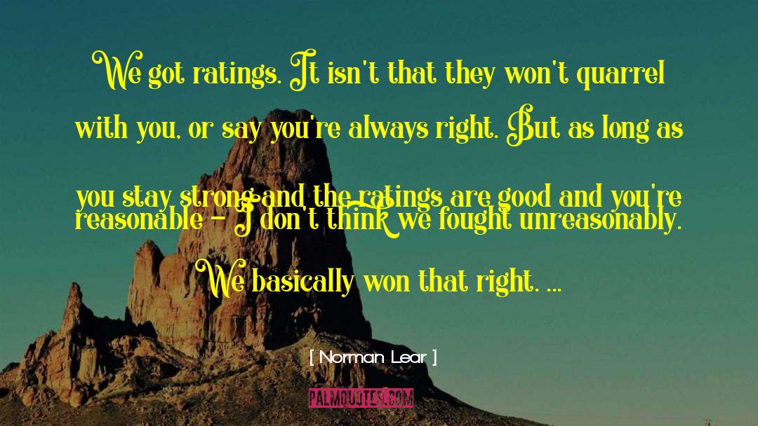 Ratings quotes by Norman Lear