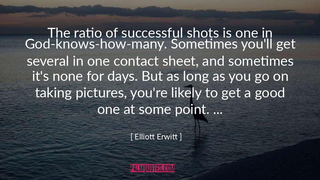 Ratio quotes by Elliott Erwitt