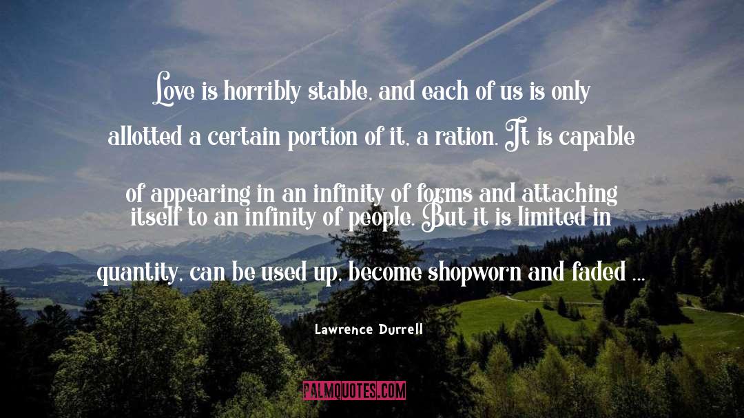 Ration quotes by Lawrence Durrell