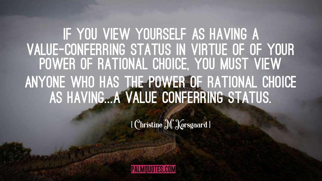Rational Choice Theory quotes by Christine M. Korsgaard
