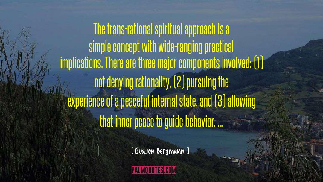 Rational Spirituality quotes by Gudjon Bergmann