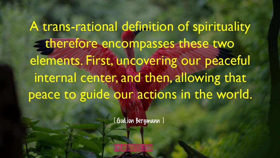 Rational Spirituality quotes by Gudjon Bergmann