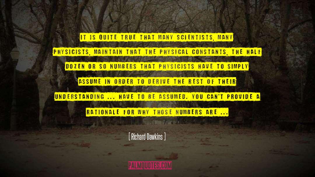 Rationale quotes by Richard Dawkins