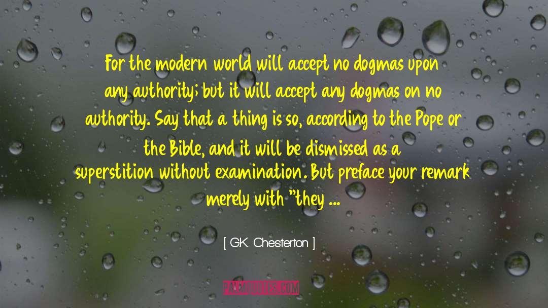 Rationalism quotes by G.K. Chesterton