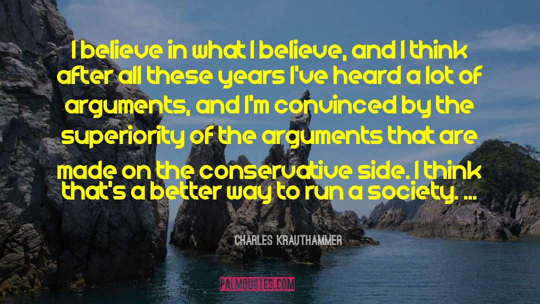 Rationality And Society quotes by Charles Krauthammer
