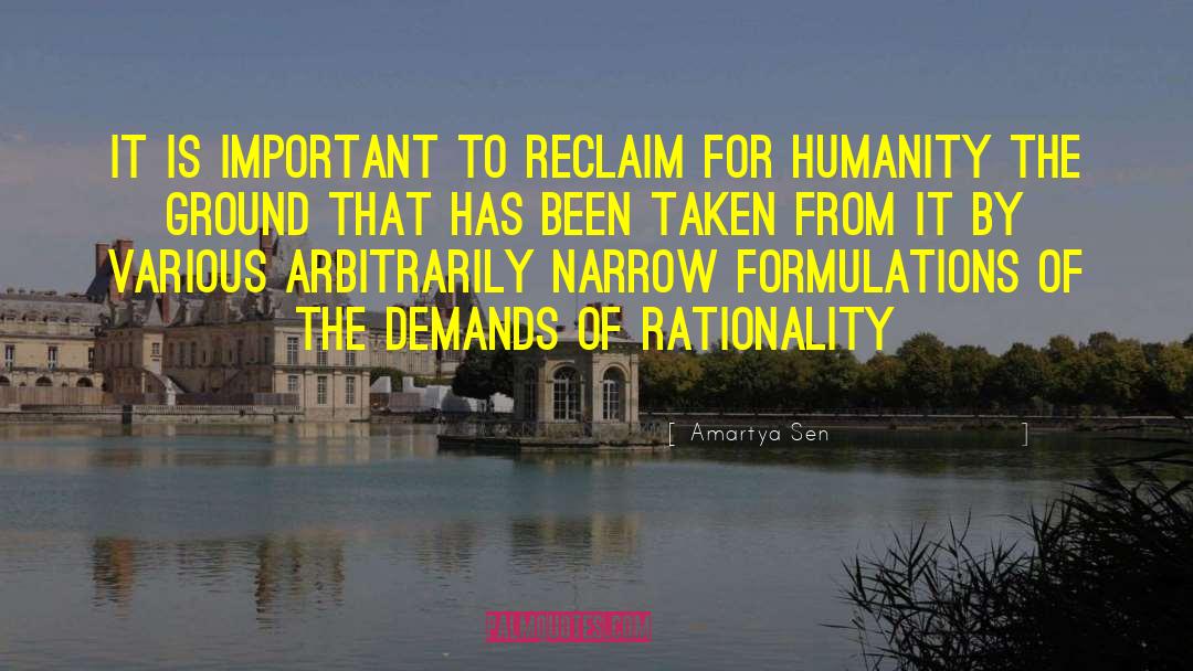 Rationality quotes by Amartya Sen