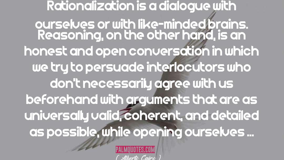 Rationalization quotes by Alberto Cairo
