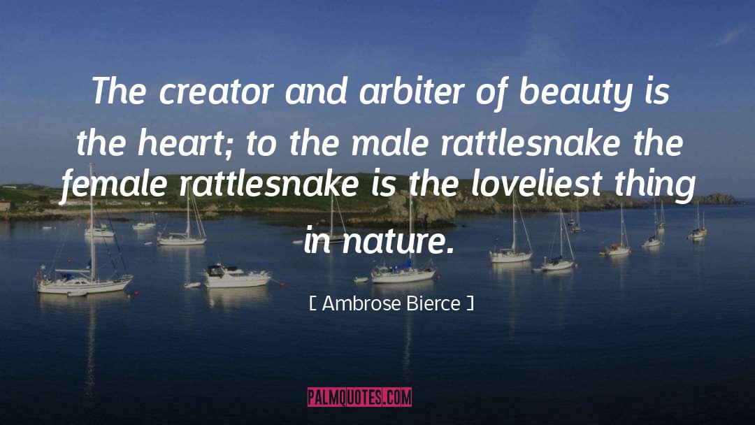 Rattlesnake quotes by Ambrose Bierce