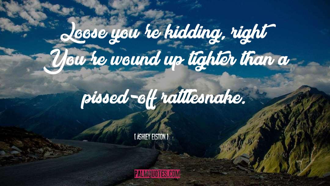 Rattlesnake quotes by Ashley Elston