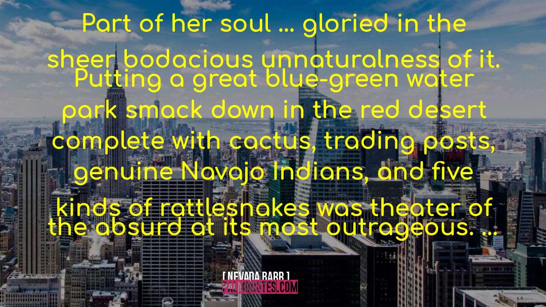 Rattlesnakes quotes by Nevada Barr