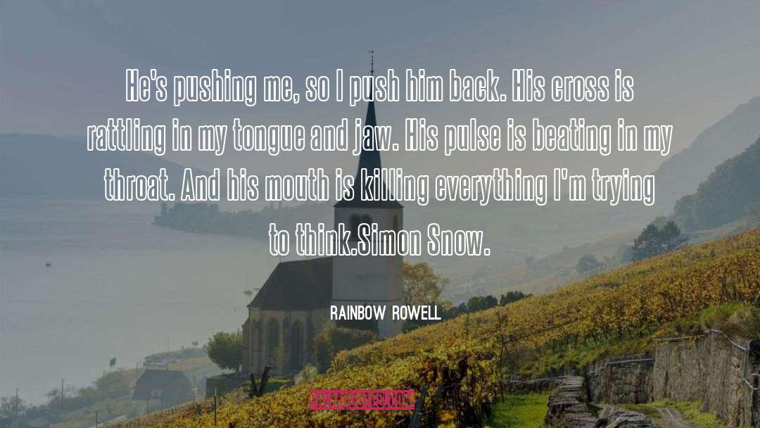 Rattling quotes by Rainbow Rowell
