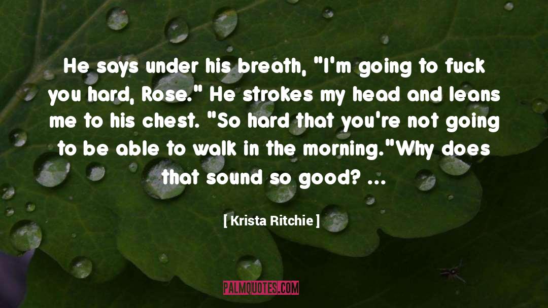 Raucous Sound quotes by Krista Ritchie