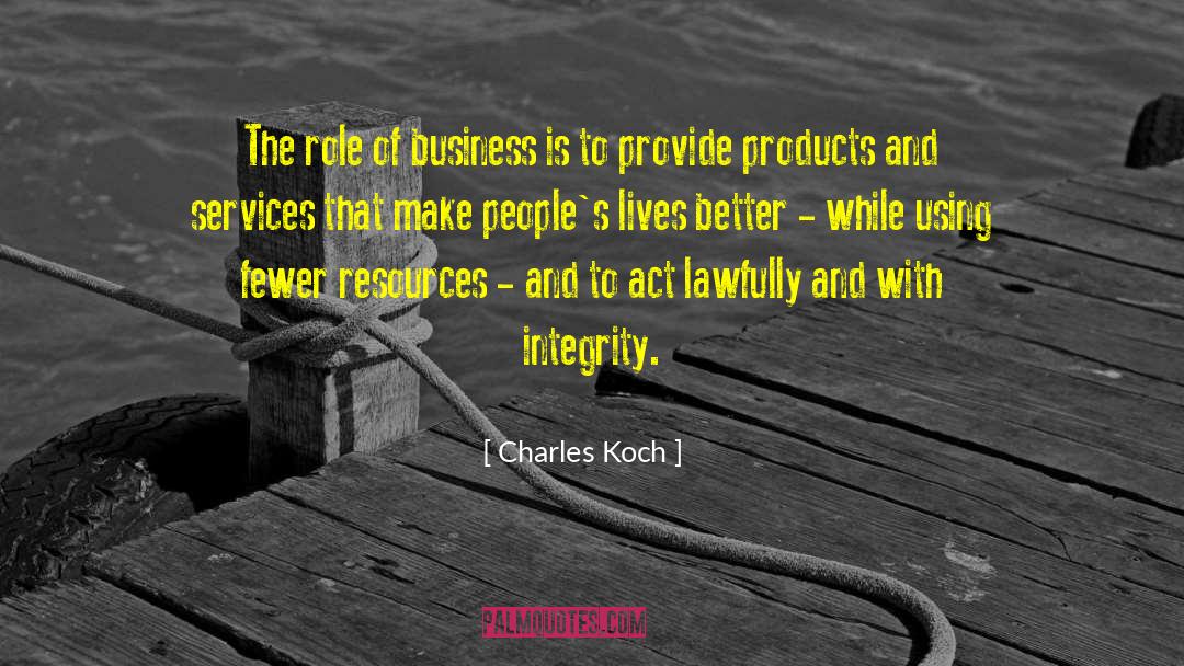 Raufi Services quotes by Charles Koch