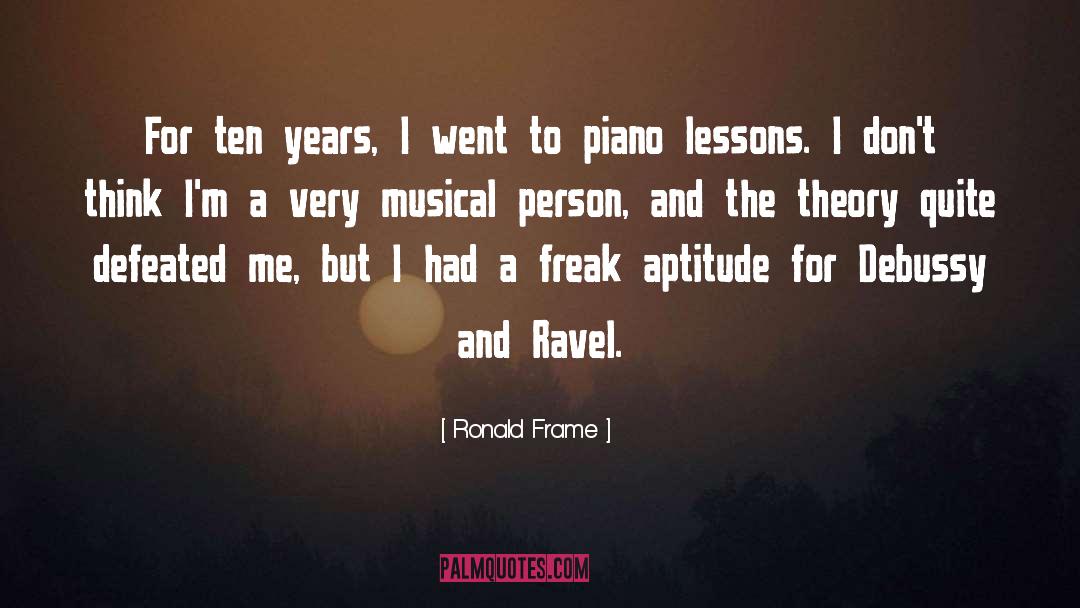 Ravel quotes by Ronald Frame